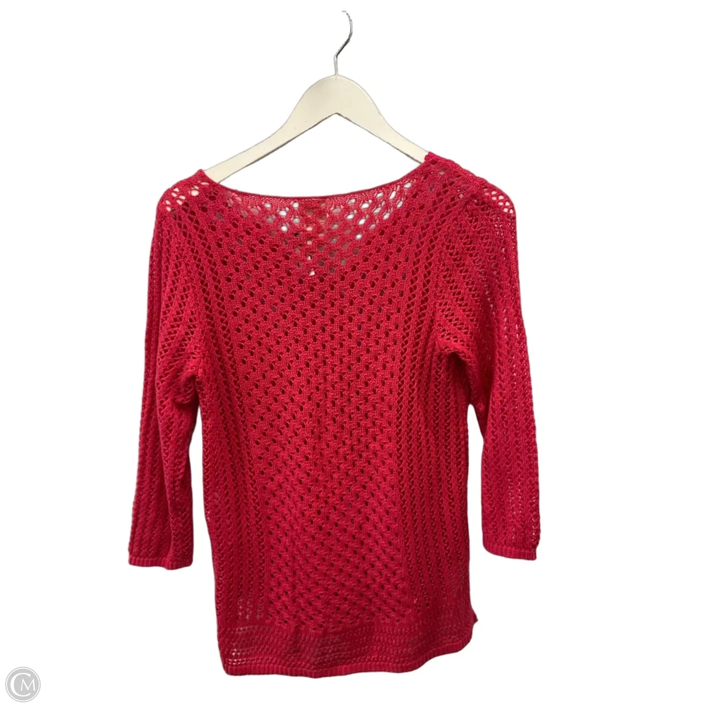 Sweater By Chicos In Pink, Size: S