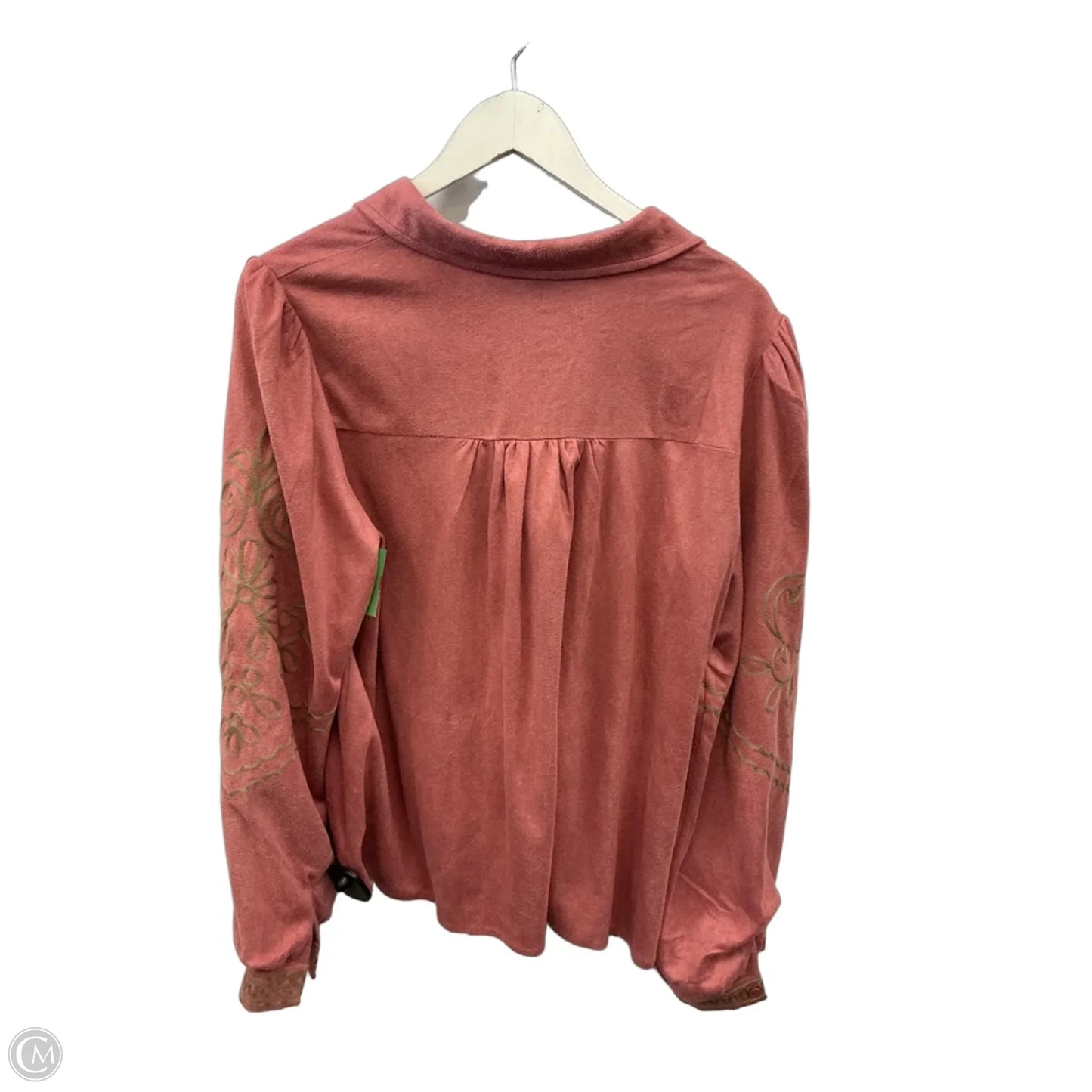 Top Long Sleeve By &merci In Pink, Size: L