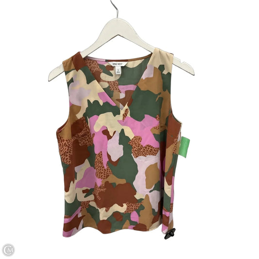 Top Sleeveless By Nine West Apparel In Multi-colored, Size: S
