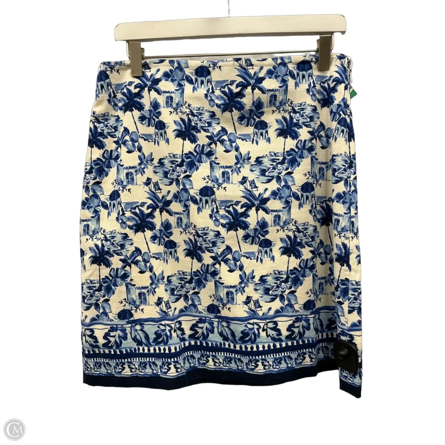 Skirt Midi By Loft In Blue, Size: 8