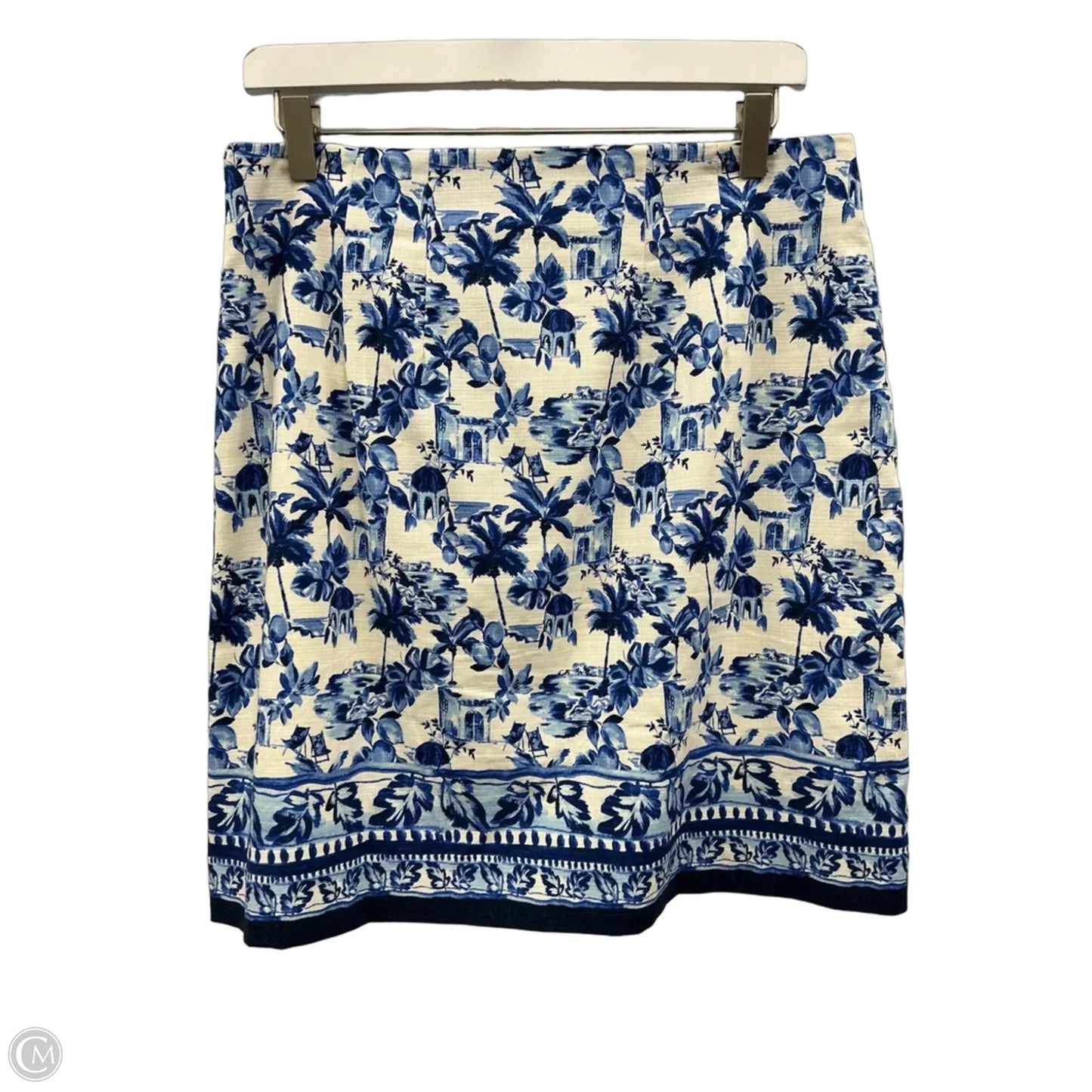 Skirt Midi By Loft In Blue, Size: 8