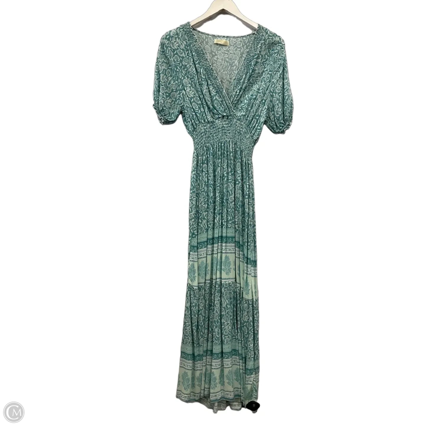 Dress Casual Maxi By Clothes Mentor In Aqua, Size: Xl