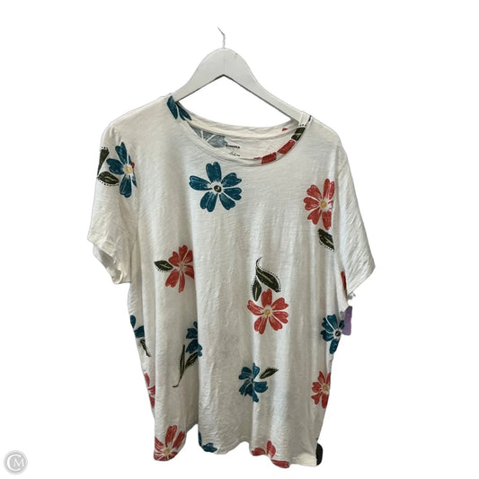 Top Short Sleeve By Sonoma In Multi-colored, Size: Xxl