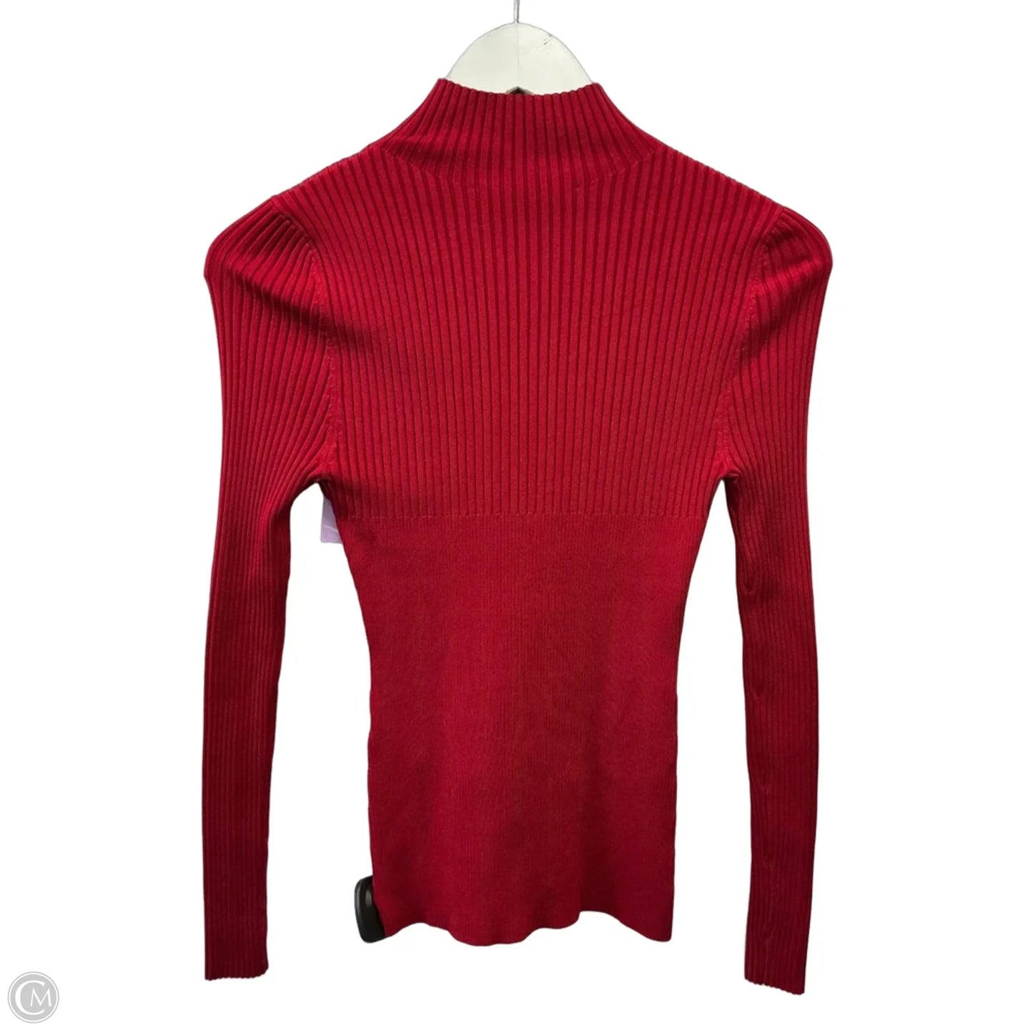 Top Long Sleeve By White House Black Market In Red, Size: Xs