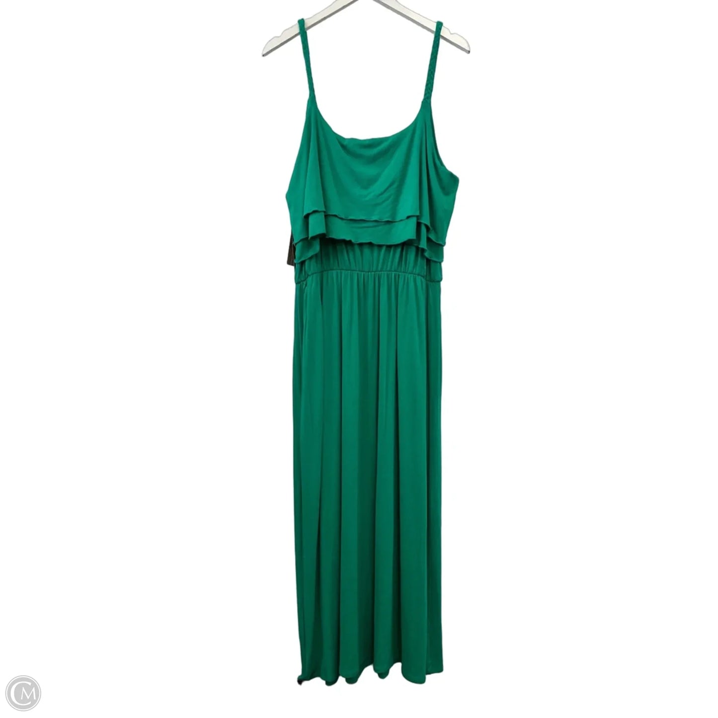 Dress Casual Maxi By Ny Collection In Green, Size: Xl