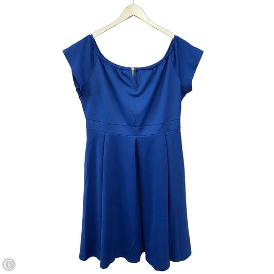 Dress Casual Midi By Clothes Mentor In Blue, Size: 2x