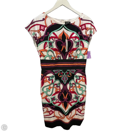 Dress Casual Midi By Nicole By Nicole Miller In Multi-colored, Size: M