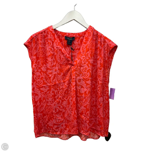 Top Short Sleeve By Rachel Roy In Pink & Red, Size: S