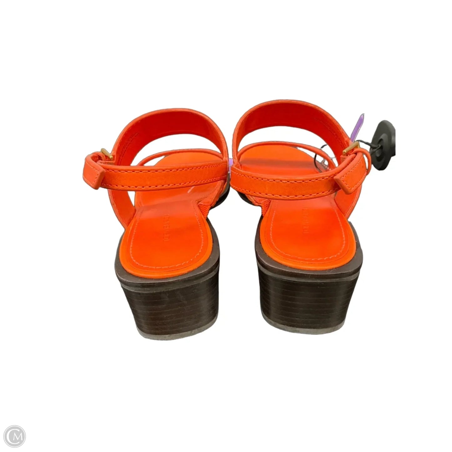 Sandals Designer By Tory Burch In Orange, Size: 8