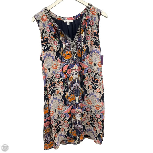 Dress Casual Midi By Dr2 In Multi-colored, Size: L