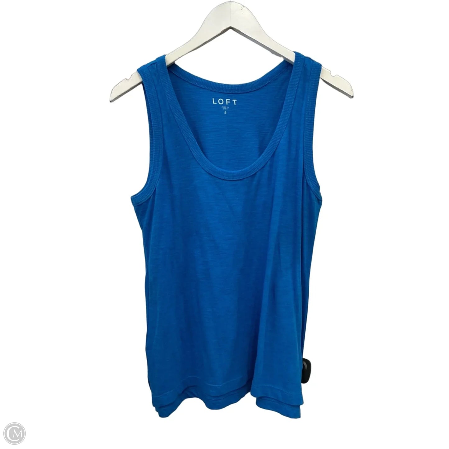 Top Sleeveless By Loft In Blue, Size: S