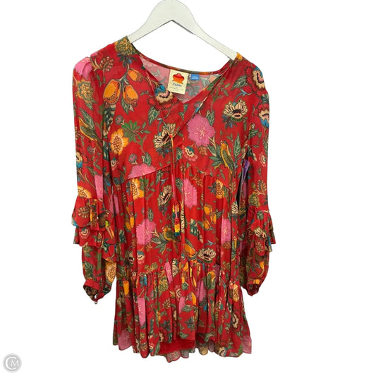 Dress Party Midi By Anthropologie In Red, Size: Sp