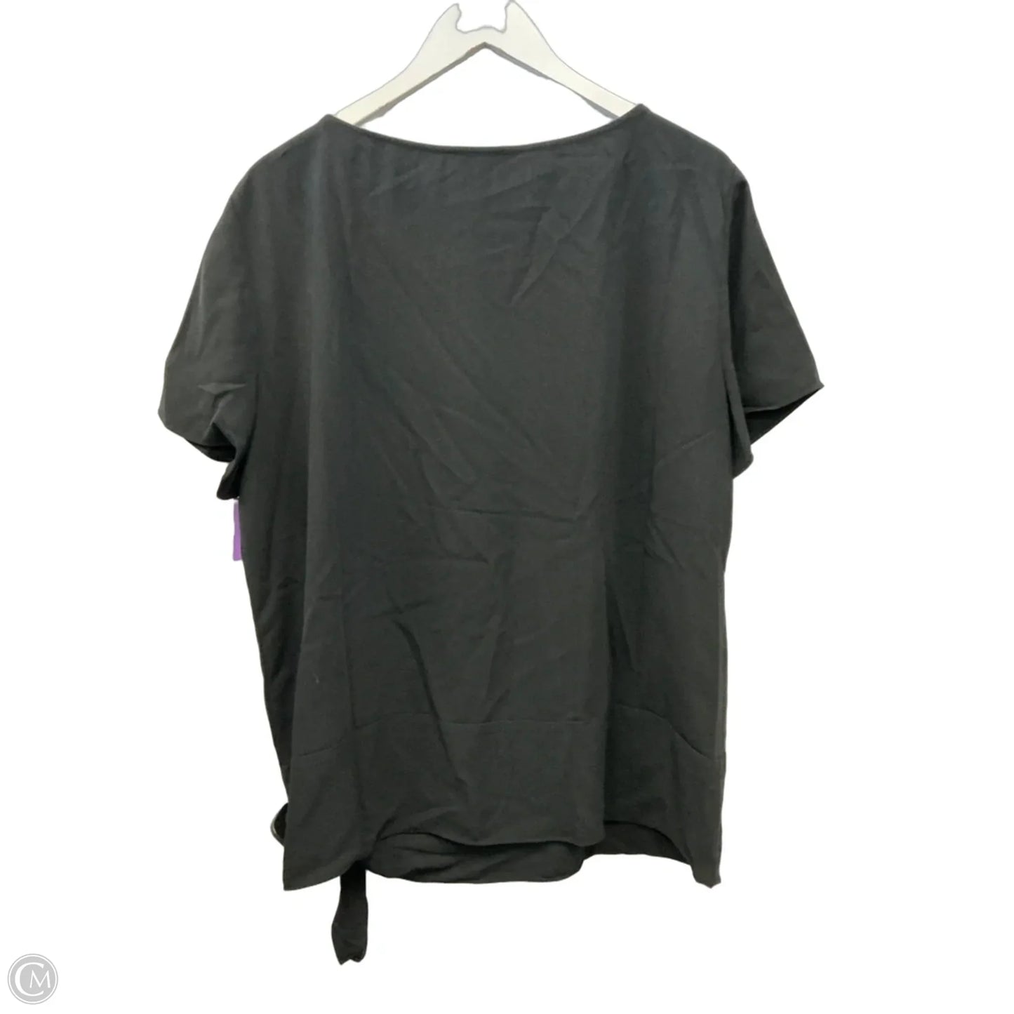 Top Short Sleeve By Ann Taylor In Black, Size: Xxl