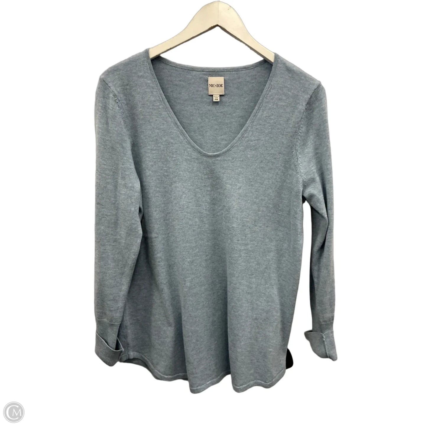 Sweater By Nic + Zoe In Blue, Size: Mp