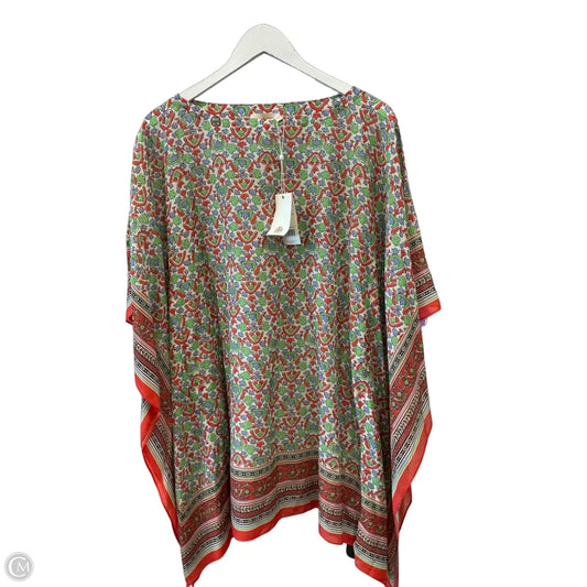 Poncho Designer By Tory Burch In Multi-colored, Size: S