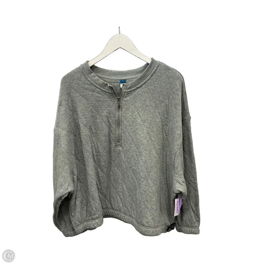 Sweatshirt Collar By Old Navy In Grey, Size: Xxl