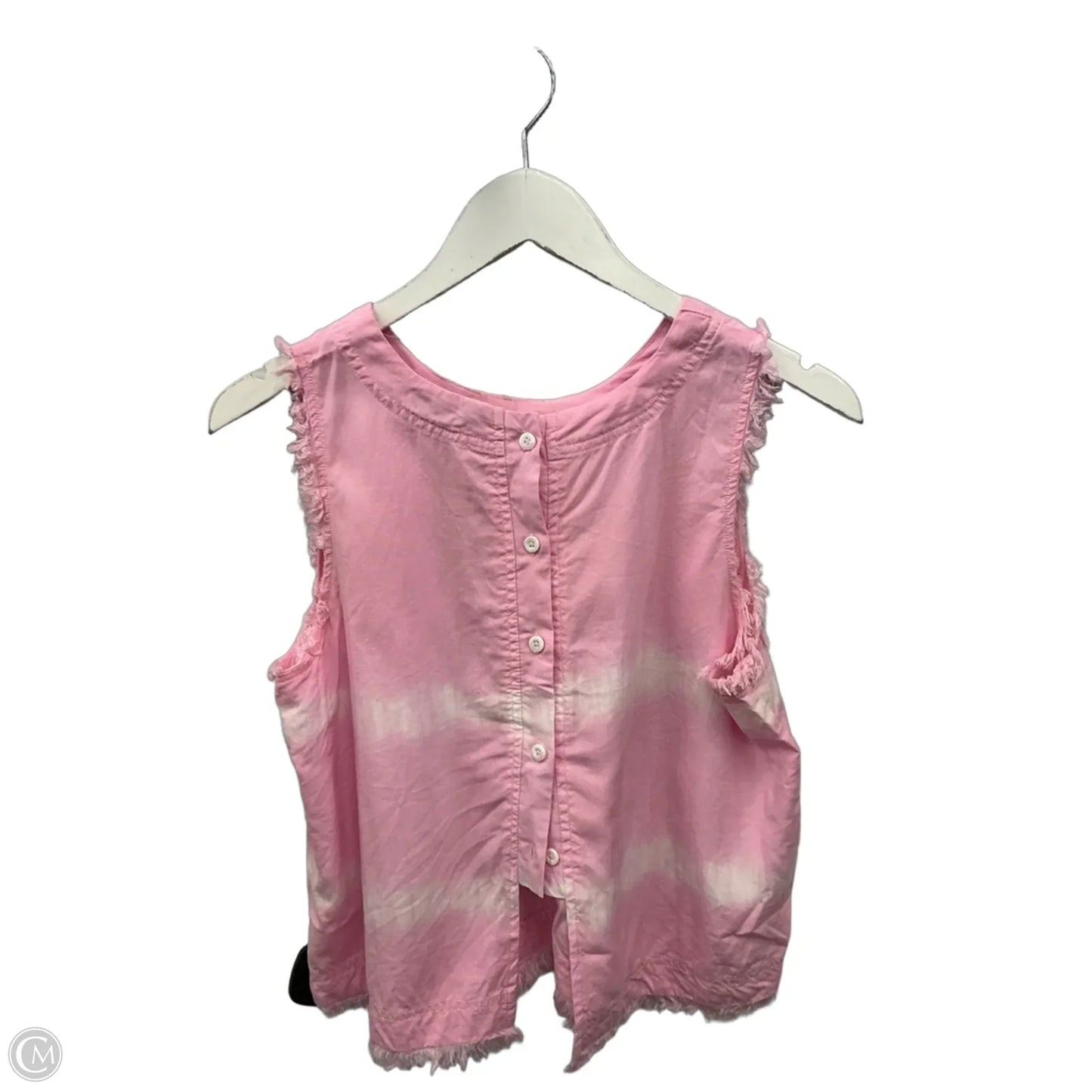 Top Sleeveless By Thread And Supply In Pink, Size: L