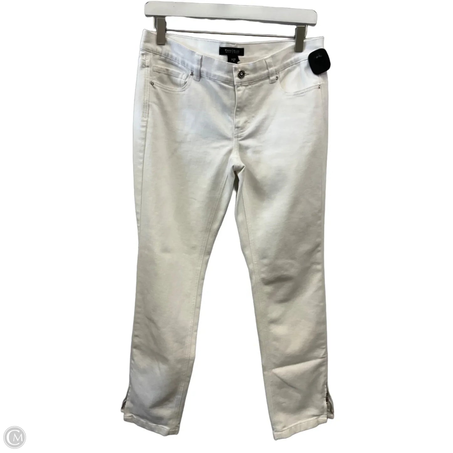 Pants Cropped By White House Black Market In White Denim, Size: 6