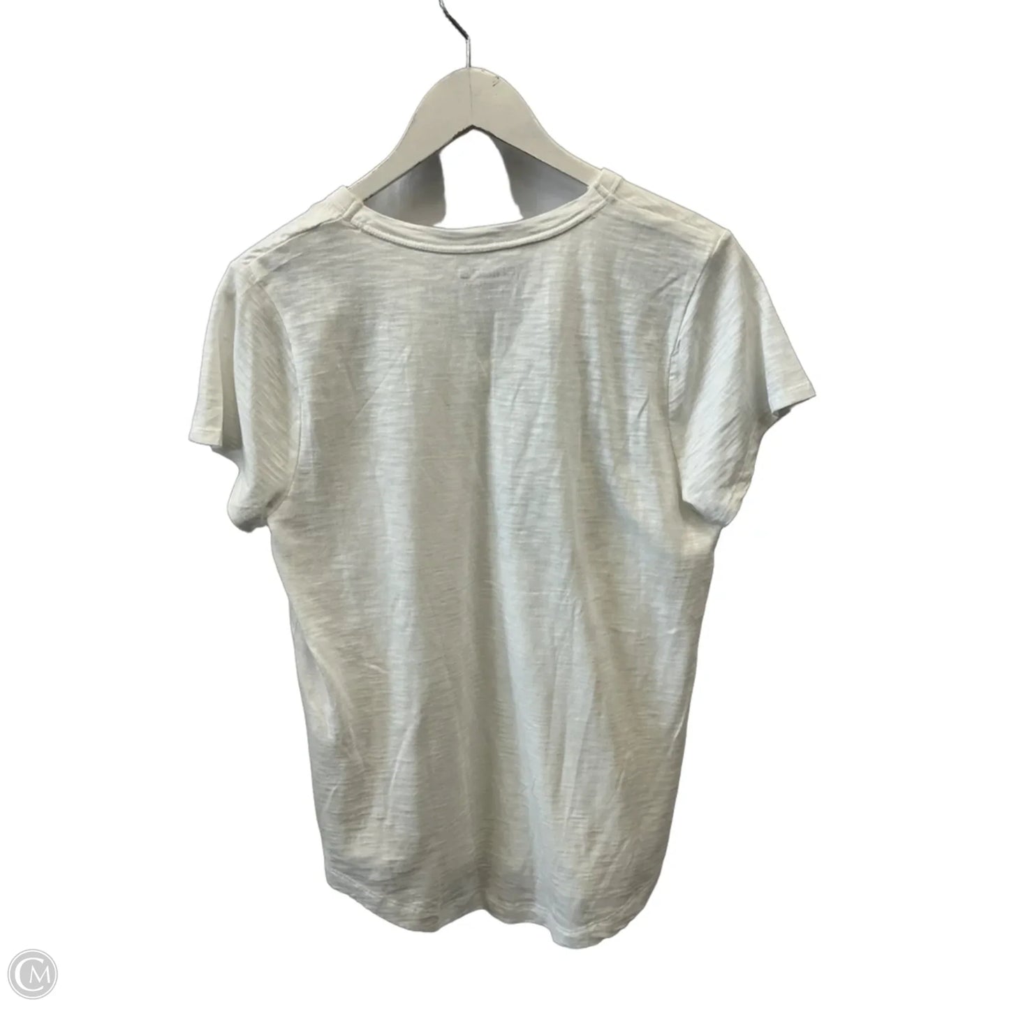 Top Short Sleeve By Chicos In White, Size: M