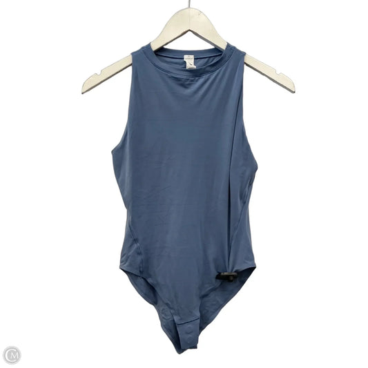 Athletic Top Short Sleeve By Lululemon In Blue, Size: S