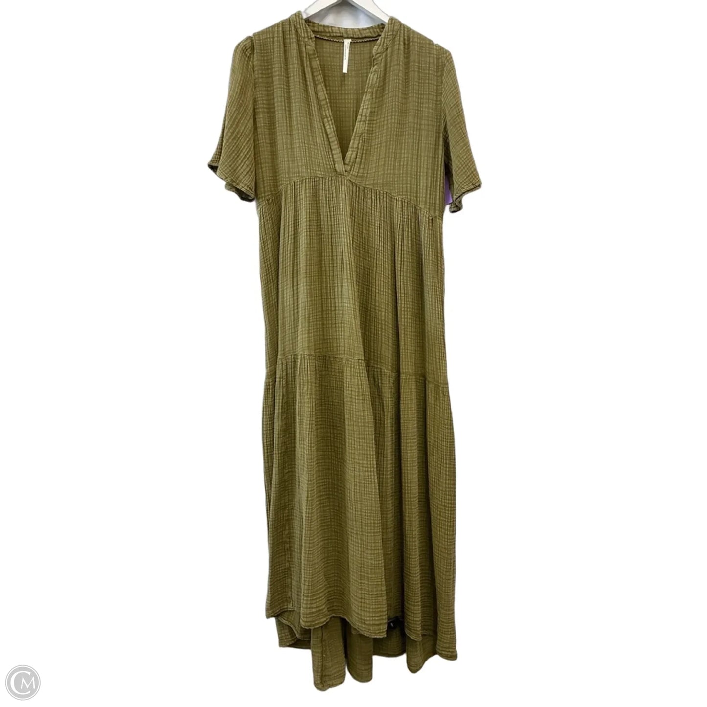 Dress Casual Maxi By Anthropologie In Green, Size: Xs