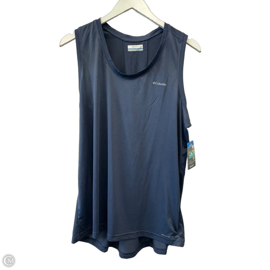 Athletic Tank Top By Columbia In Blue, Size: Xl