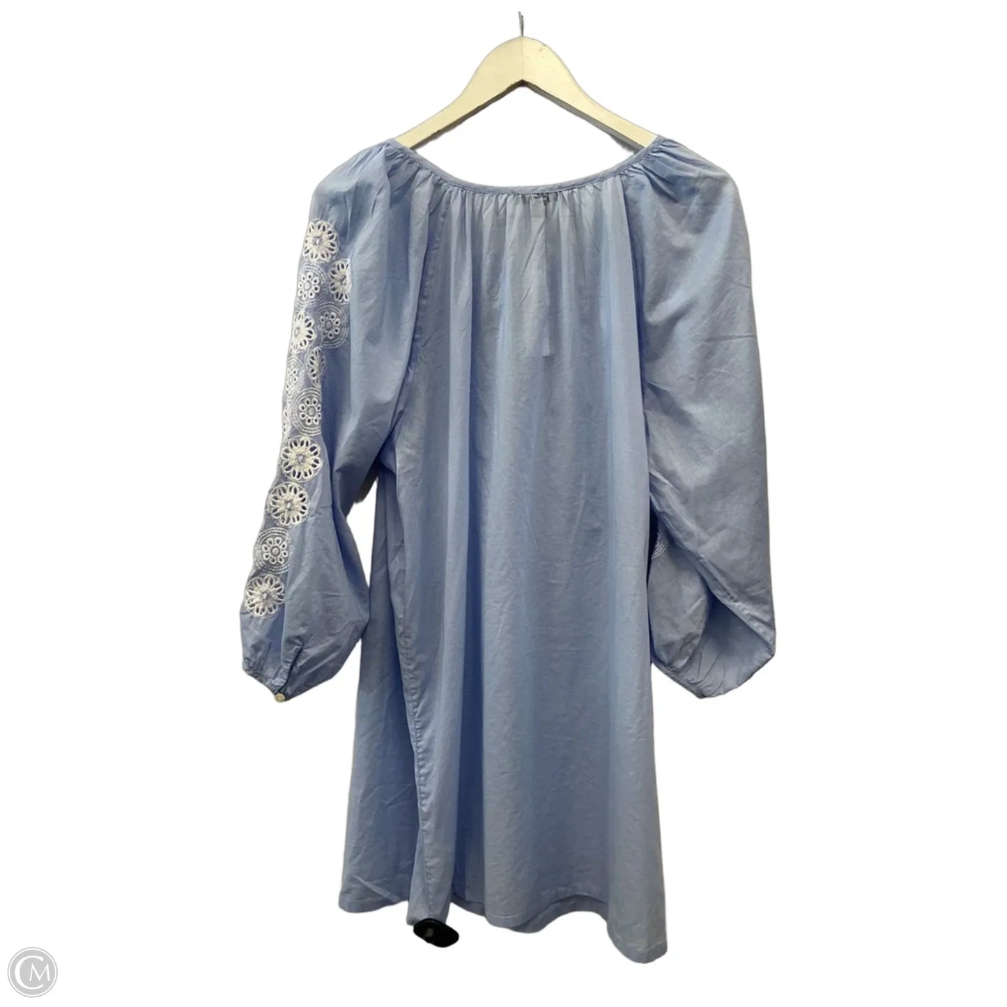 Tunic Long Sleeve By J. Crew In Blue, Size: L