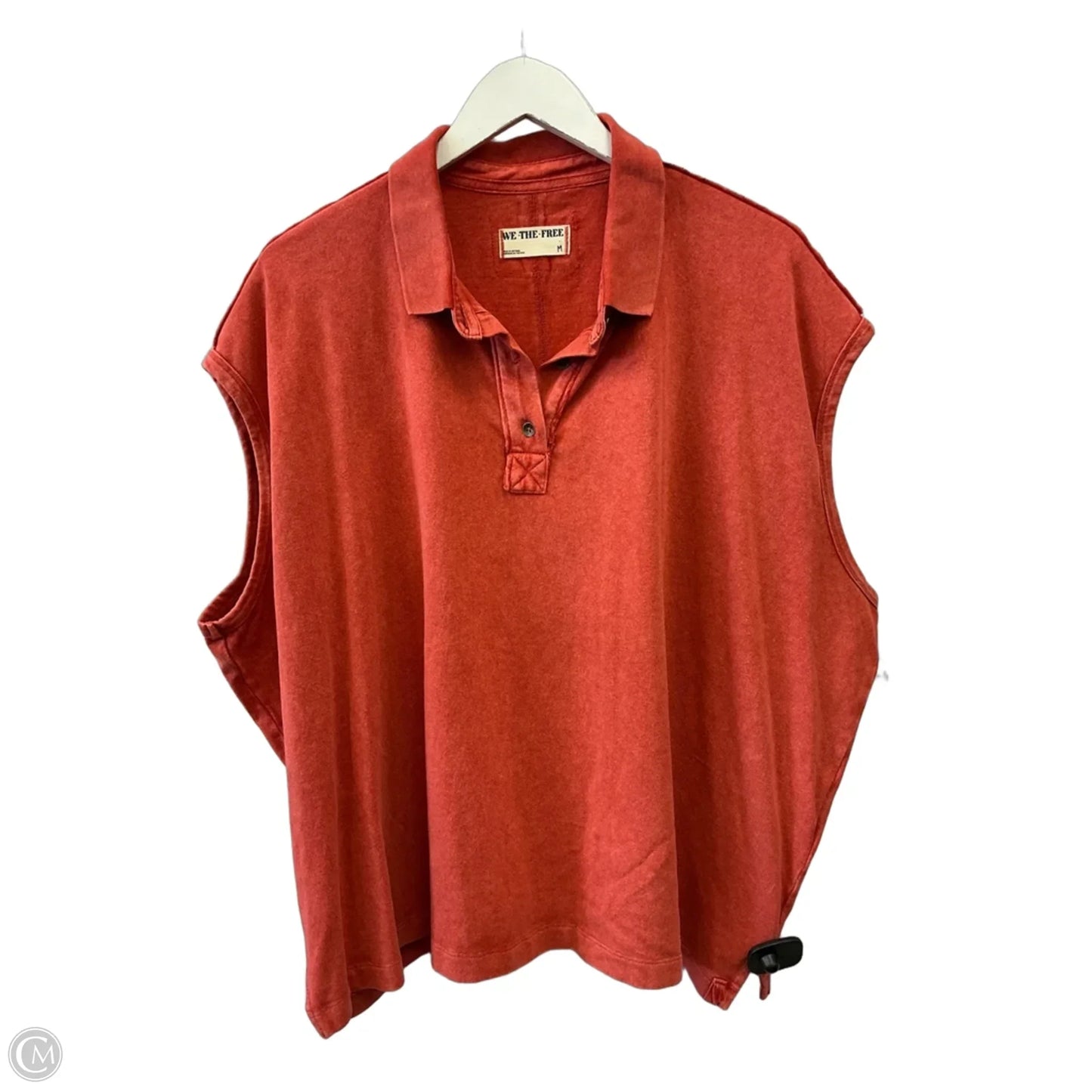 Top Sleeveless By We The Free In Orange, Size: M