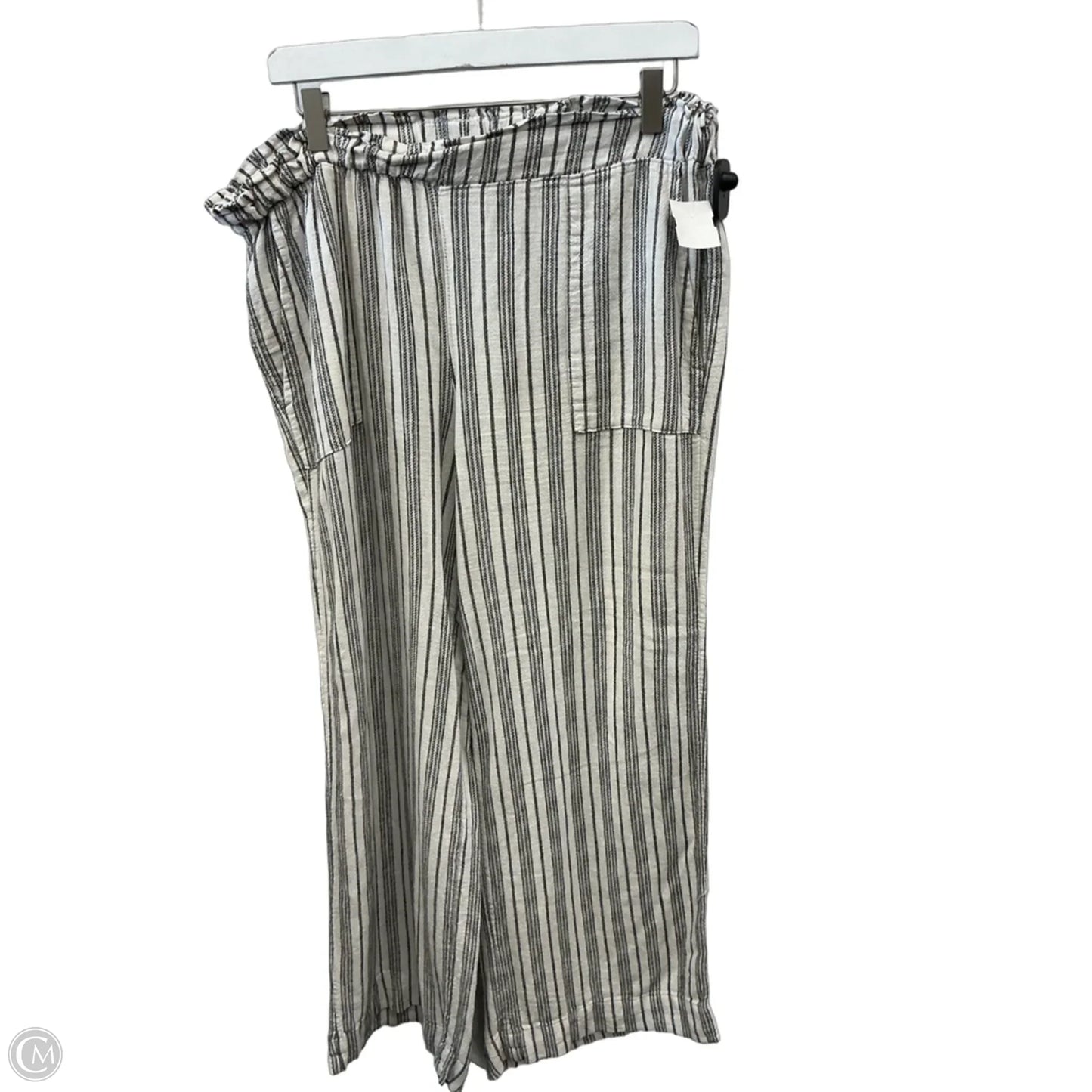 Pants Wide Leg By Time And Tru In Black & White, Size: 8