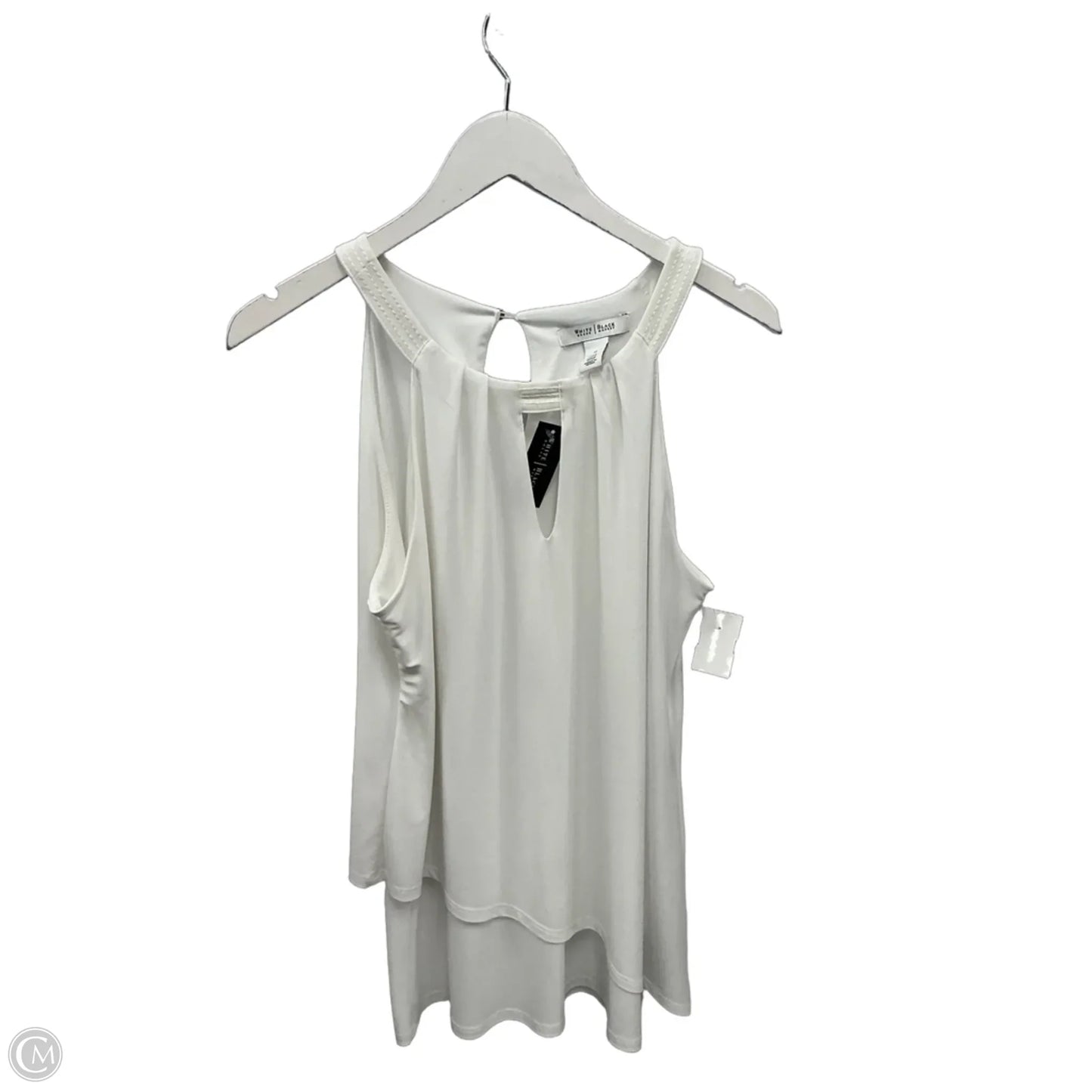 Top Sleeveless By White House Black Market In White, Size: M