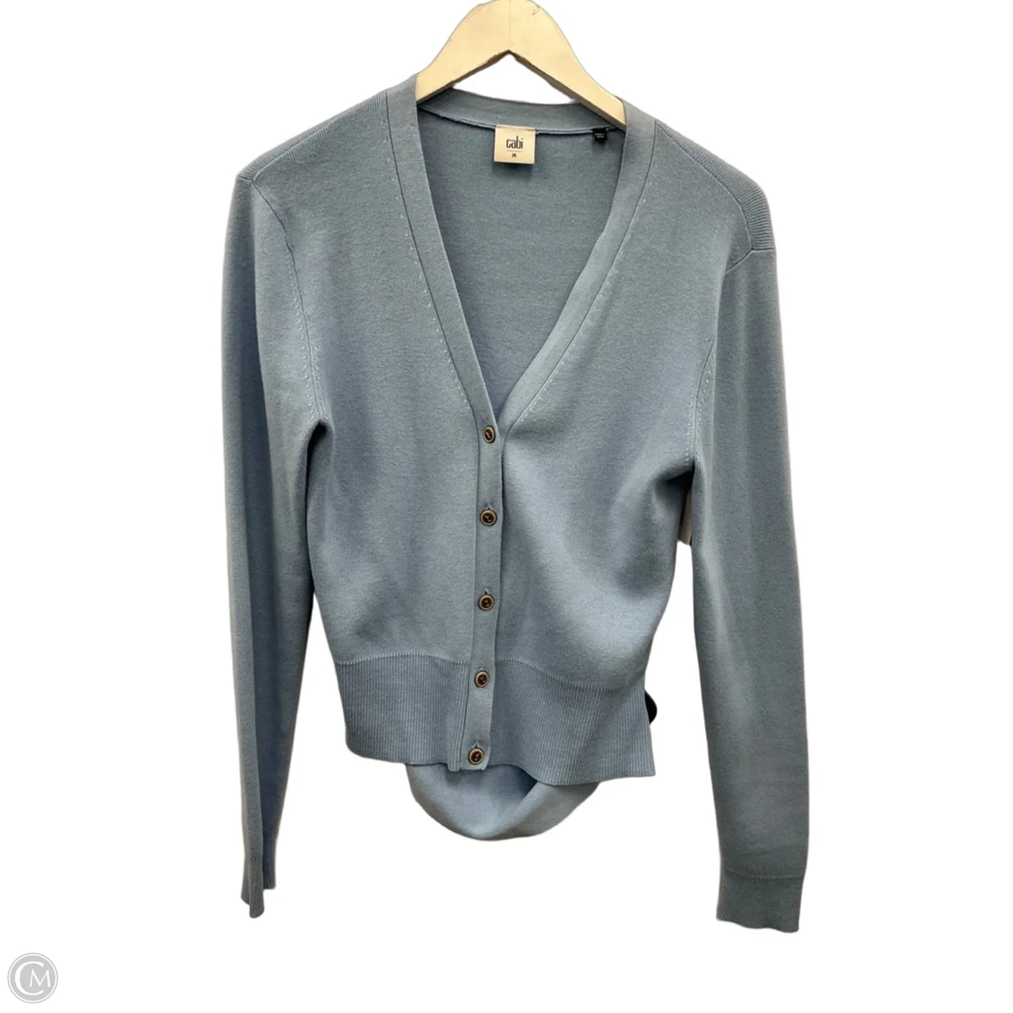 Sweater Cardigan By Cabi In Blue, Size: M
