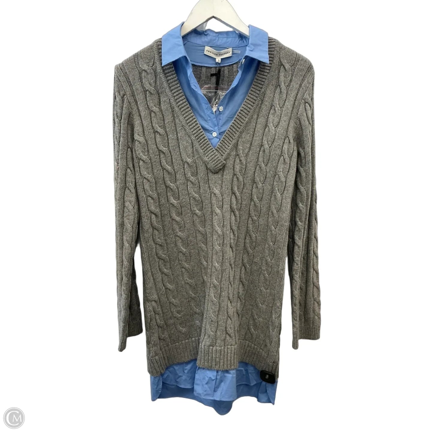 Dress Casual Midi By English Factory In Grey