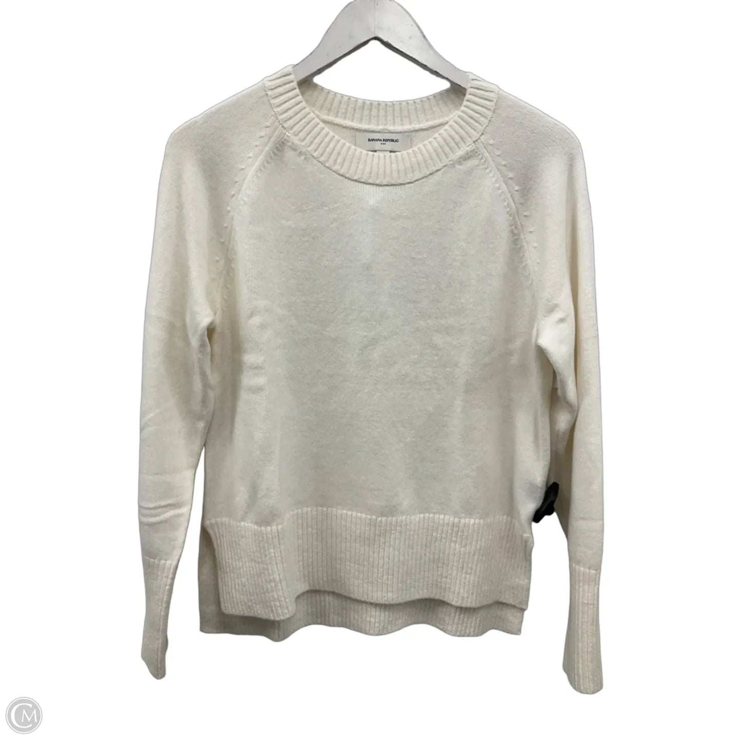 Sweater By Banana Republic In Cream, Size: M