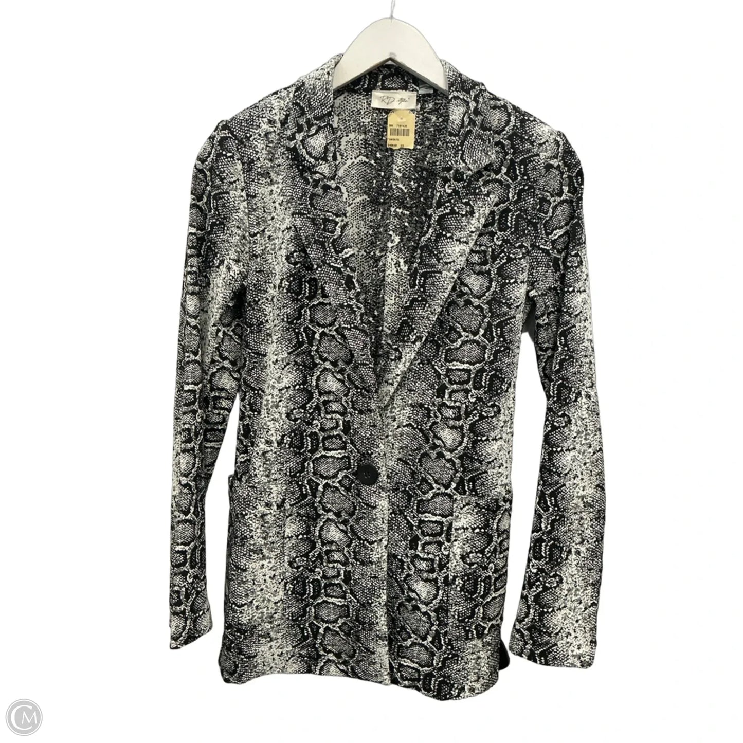Blazer By Rd Style In Black & White, Size: Xs