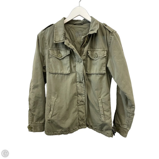 Jacket Utility By Clothes Mentor In Green, Size: M