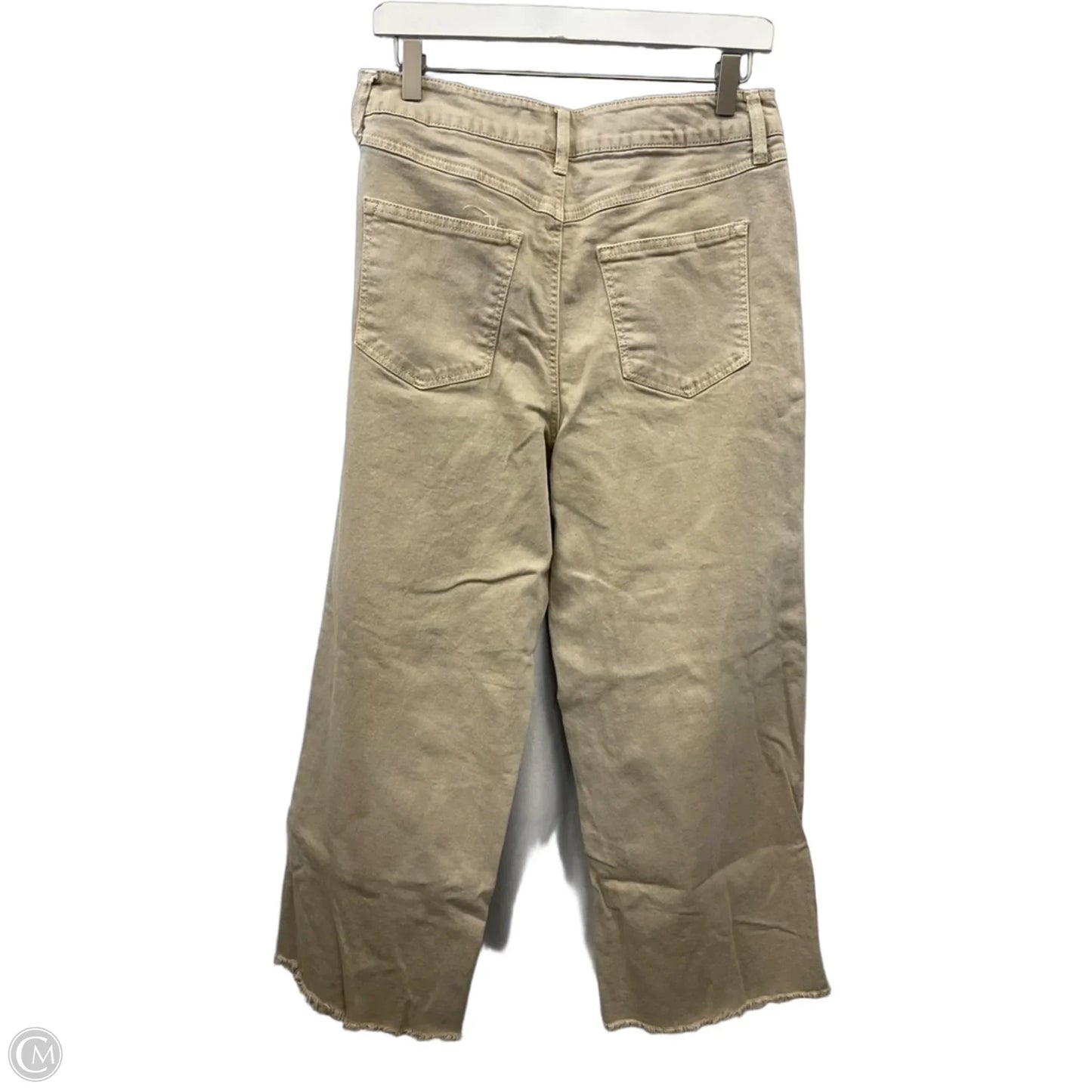Jeans Wide Leg By Stitch Star In Tan Denim, Size: 10
