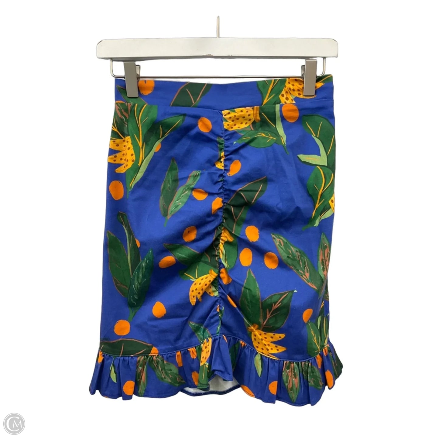 Skirt Mini & Short By Farm Rio In Blue, Size: 2