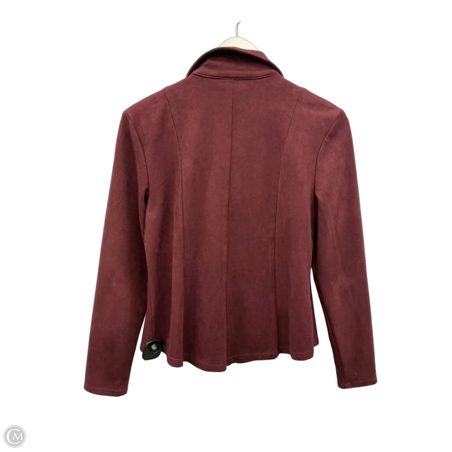 Jacket Moto By Style And Company In Maroon, Size: Mp