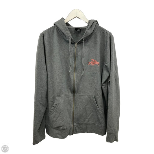 Athletic Jacket By Patagonia In Grey, Size: Xl