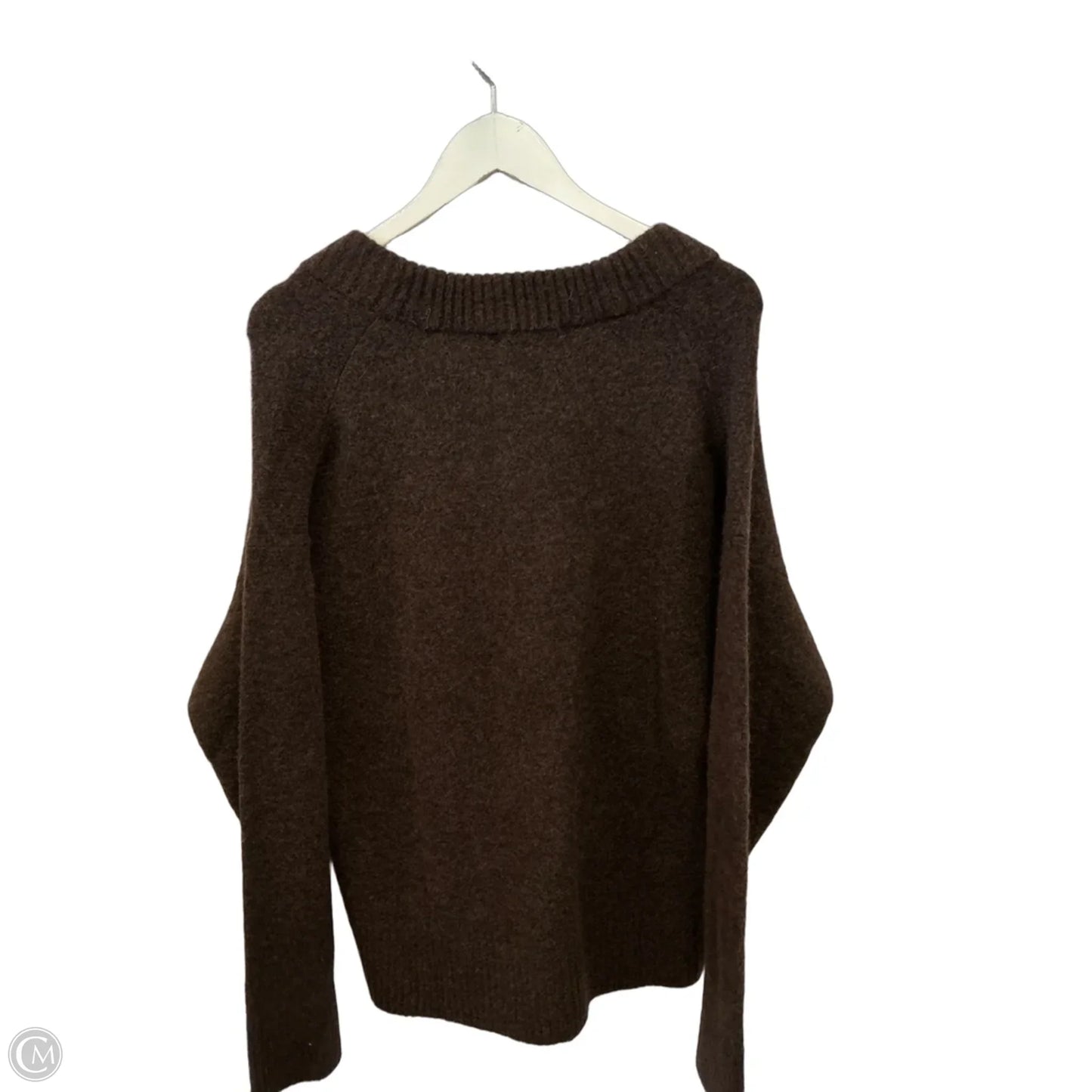 Sweater Cardigan By Madewell In Brown, Size: S
