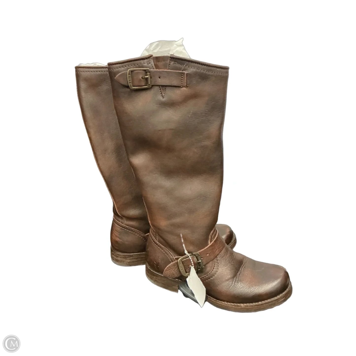 Boots Designer By Frye In Brown, Size: 6