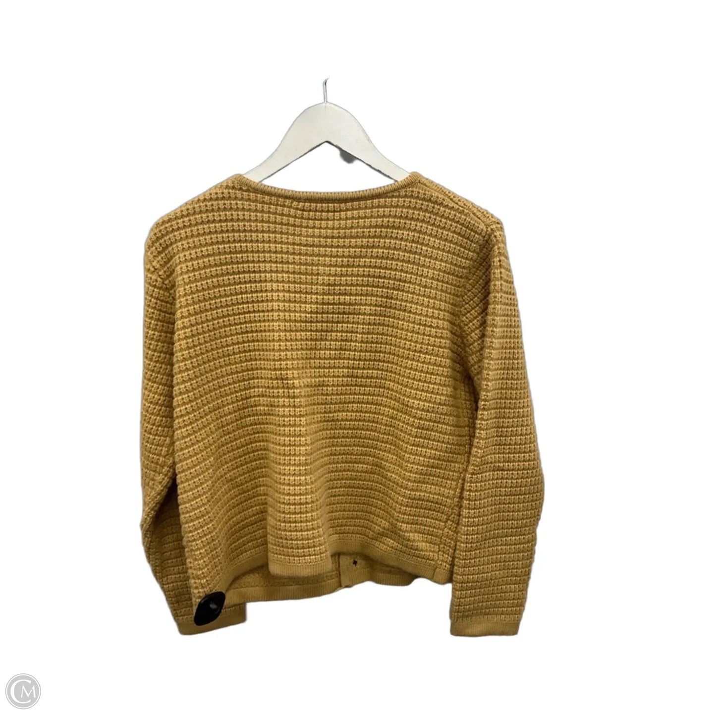 Sweater Cardigan By Prettygarden In Gold, Size: M