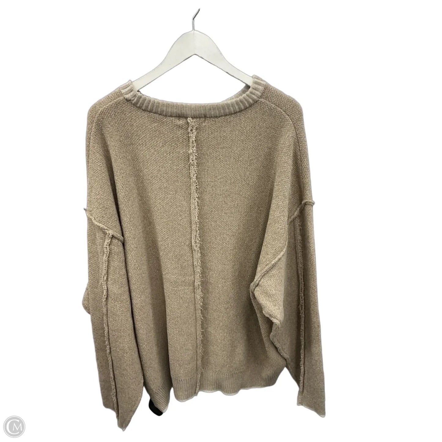 Sweater By Zenana In Brown, Size: 2x