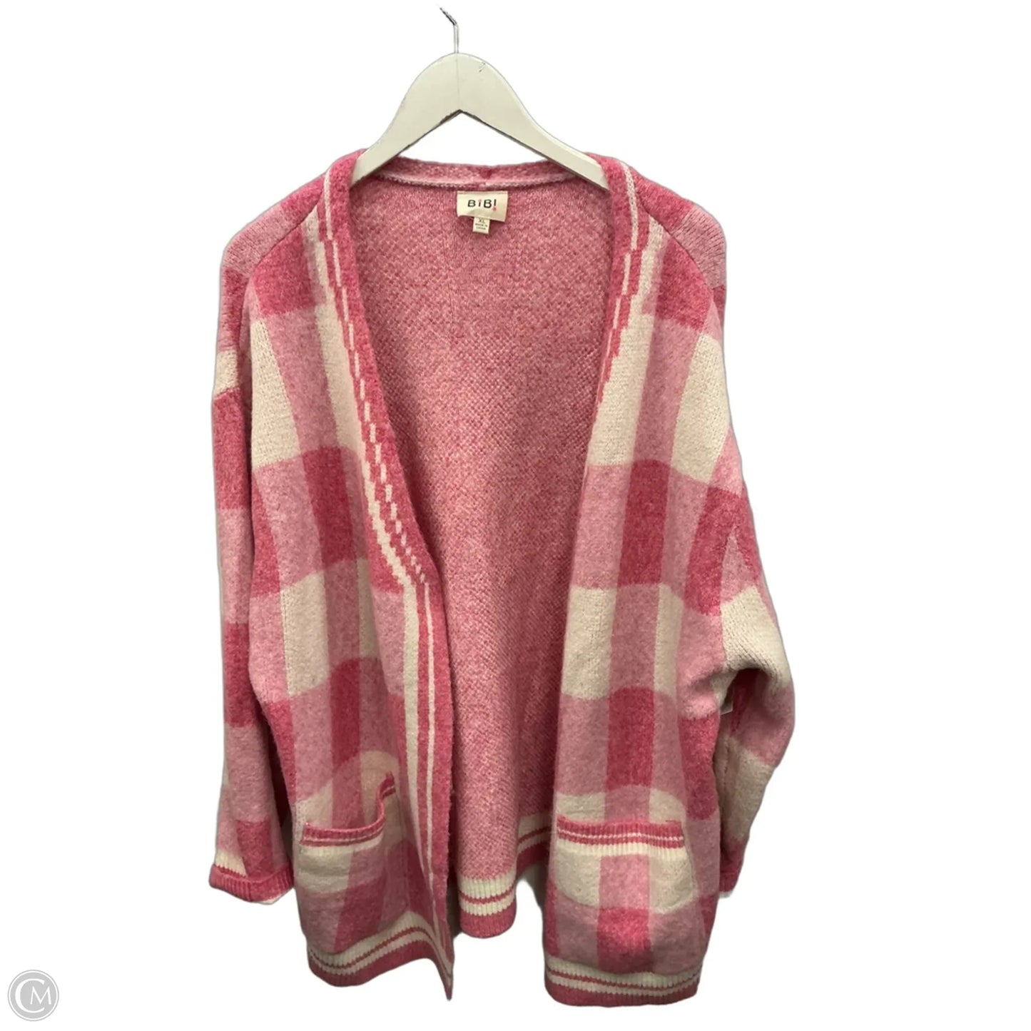 Cardigan By Bibi In Pink, Size: Xl
