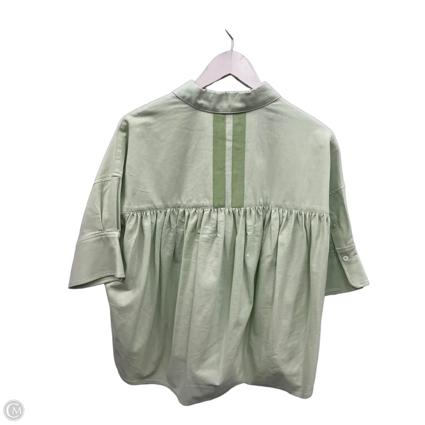 Top Short Sleeve By Maeve In Green, Size: S