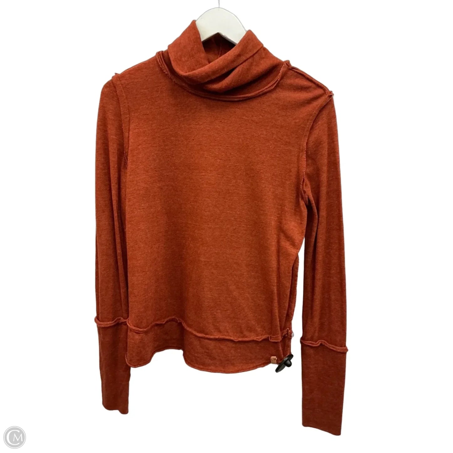 Top Long Sleeve By We The Free In Orange, Size: M