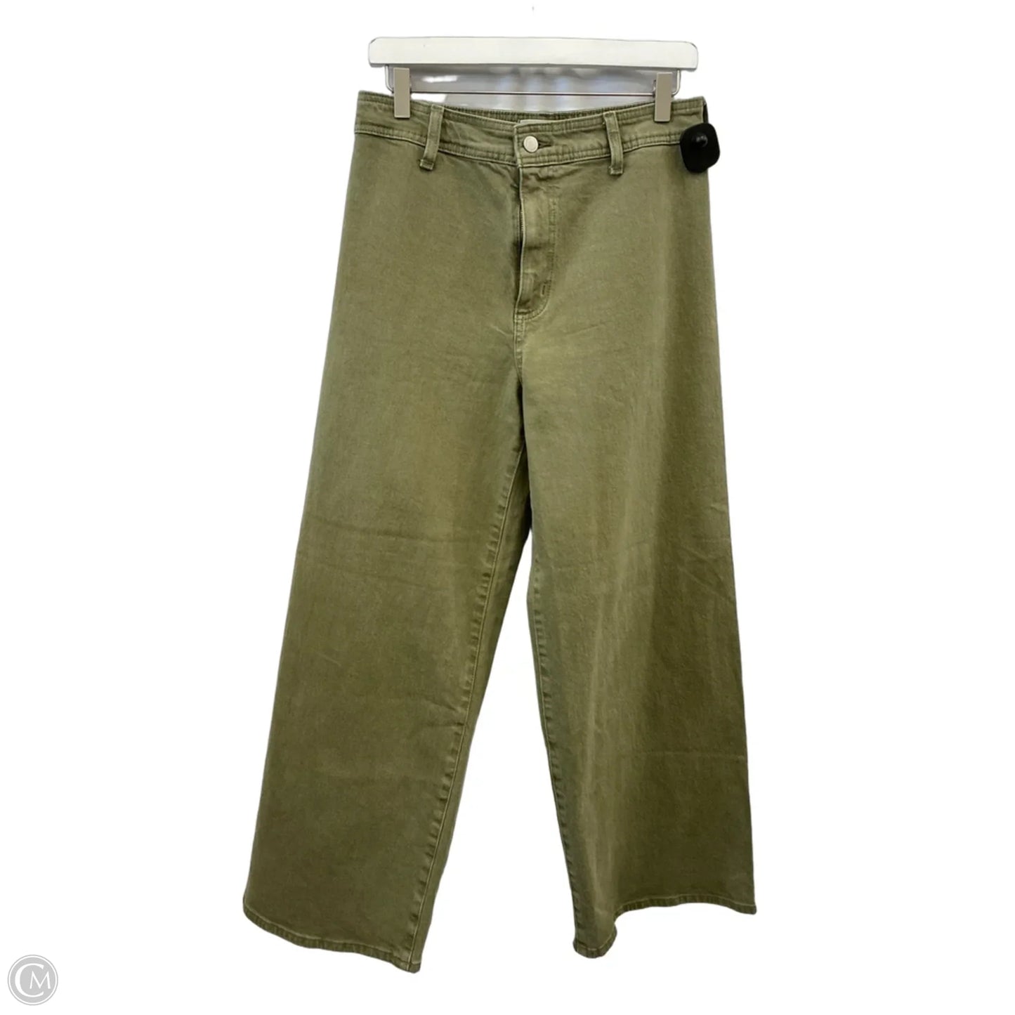 Jeans Wide Leg By Universal Thread In Green Denim, Size: 8