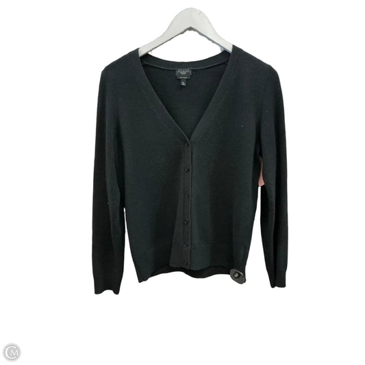 Sweater Cardigan Cashmere By Talbots In Black, Size: Mp