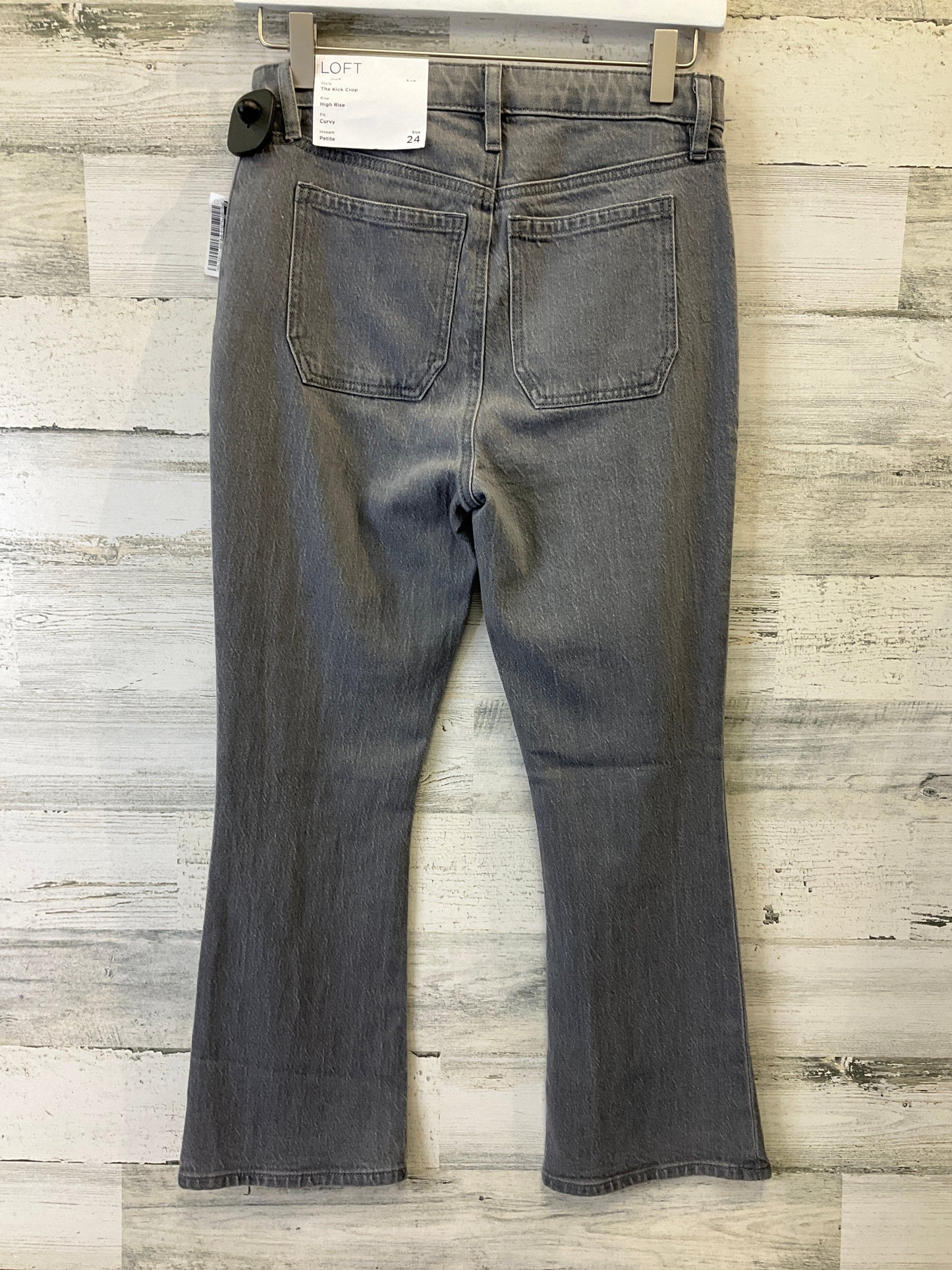 Grey Jeans Boot Cut Loft, Size 2