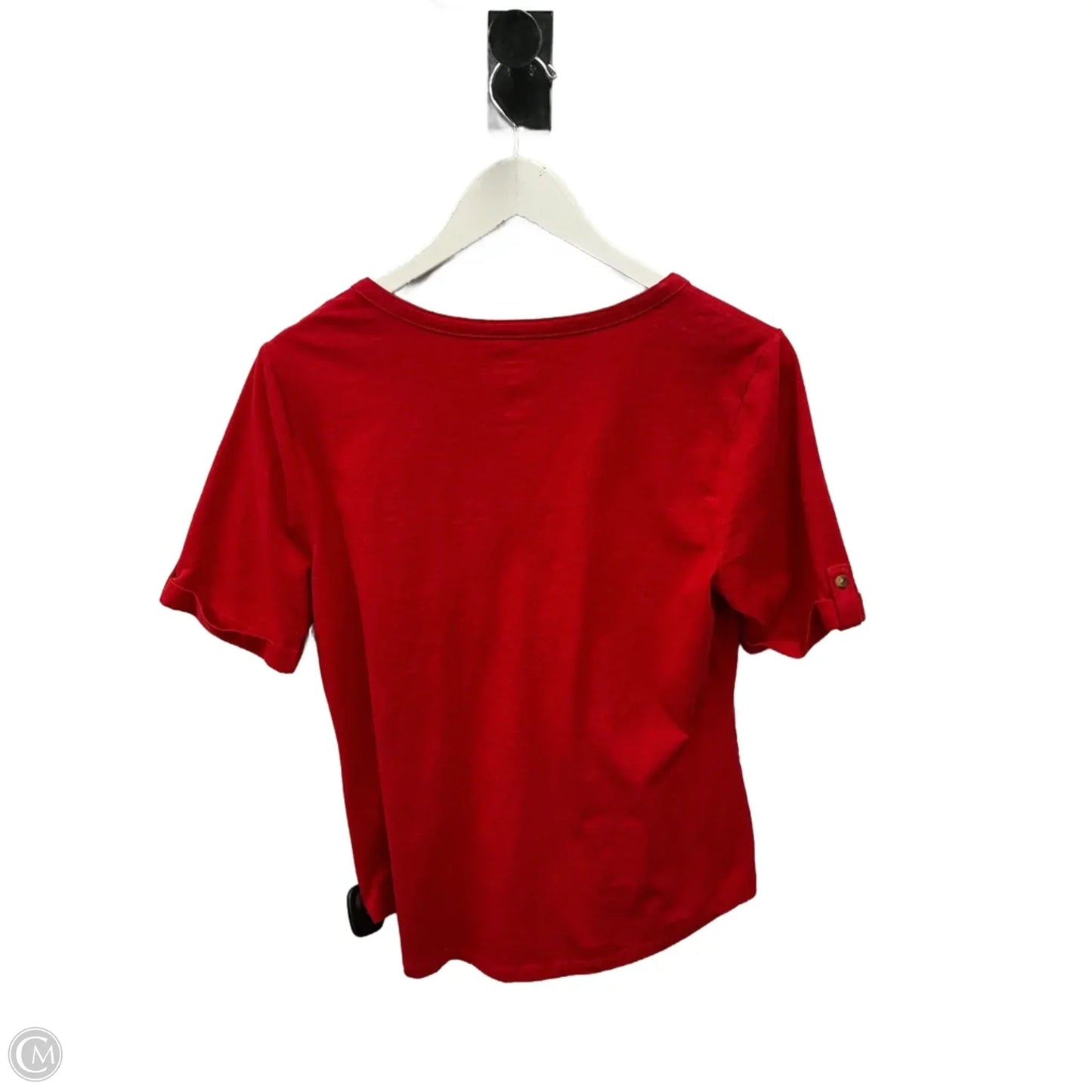 Top Short Sleeve By Croft And Barrow In Red, Size: Sp